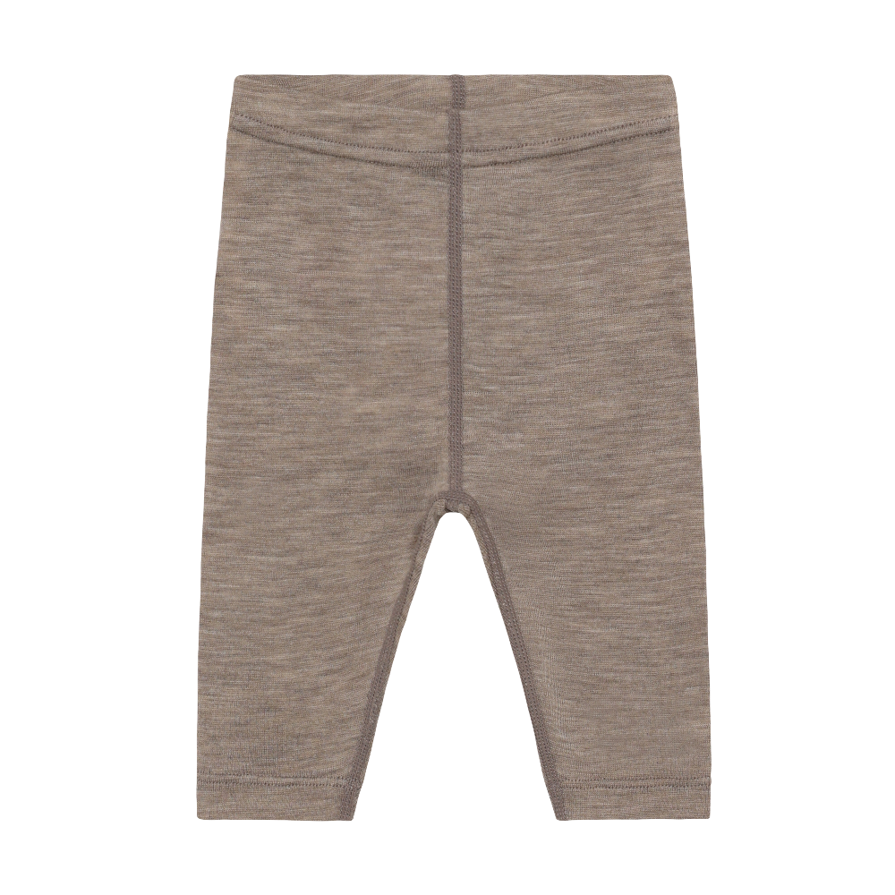 Baby Leggings Wolle Seide- Cinder Melange