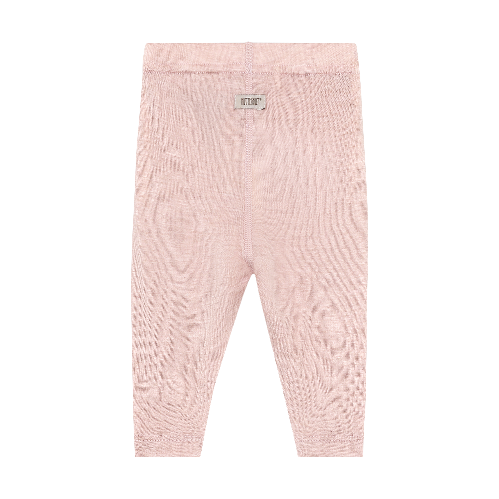Baby Leggings Wolle Seide- Rose Smoke