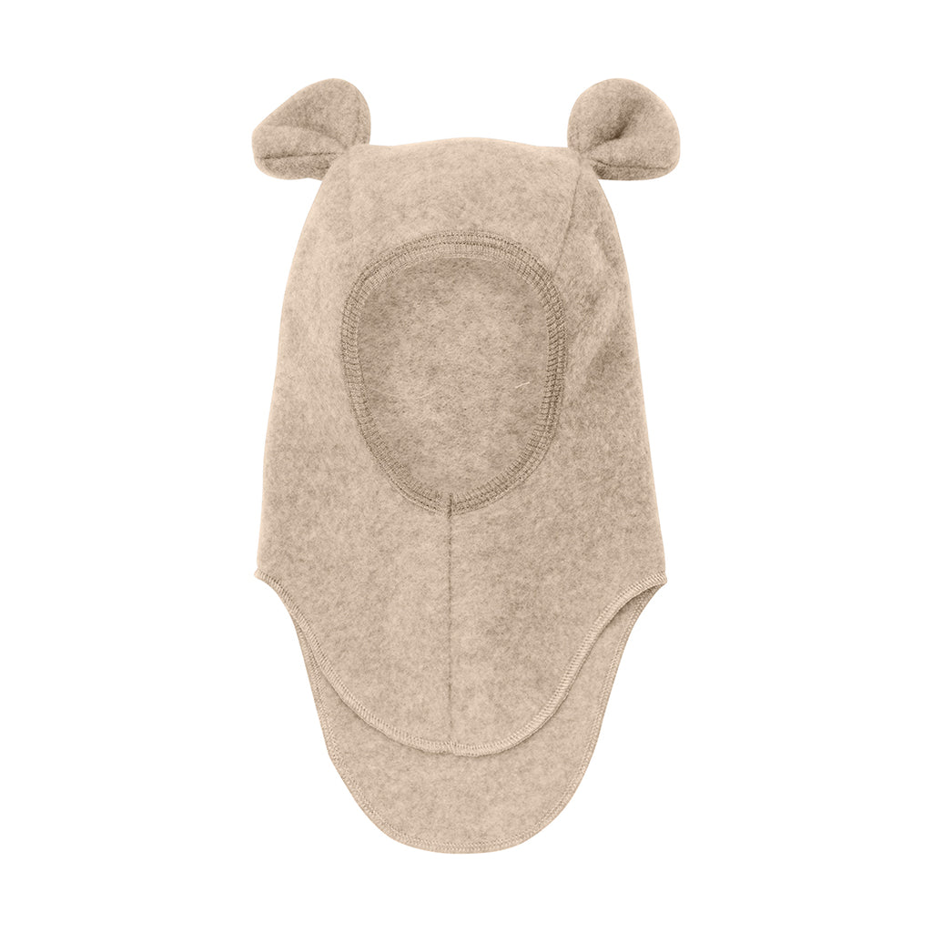 Huttelihut Schlupfmütze aus Wolle Fleece in Camel Melange bei Yay Kids