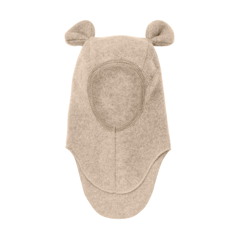 Huttelihut Schlupfmütze aus Wolle Fleece in Camel Melange bei Yay Kids
