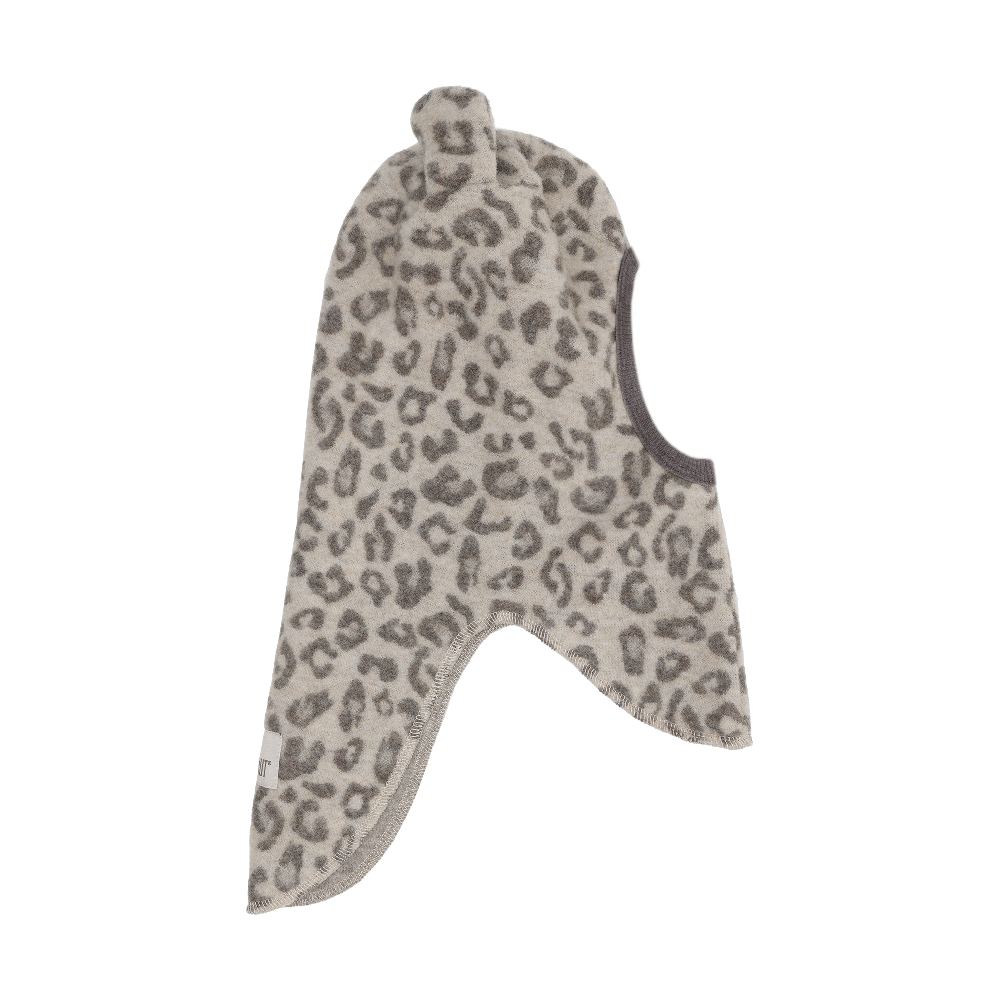 Balaclava mit Ohren aus Wollfleece Leo