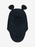 Balaclava mit Ohren aus Wollfleece Navy Melange