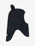 Balaclava mit Ohren aus Wollfleece Navy Melange