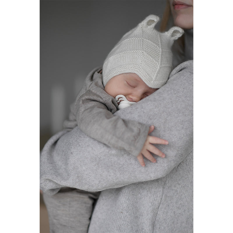 Huttelihut Baby Strickmütze Rabbit aus Alpaca Wolle Rosa bei Yay Kids