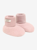 Füsslinge aus Wollfleece Woodrose