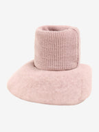 Füsslinge aus Wollfleece Woodrose