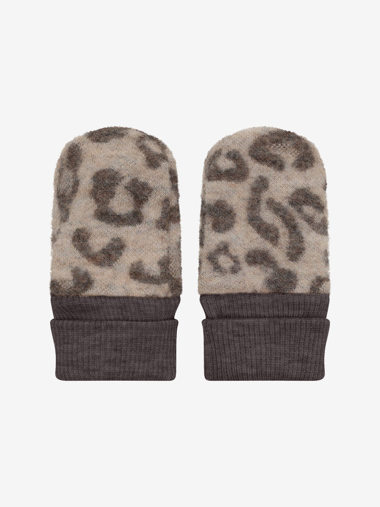 Fäustlinge aus Wollfleece Leo