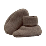 Huttelihut Footies Wool Fleece Brown Melange bei Yay Kids