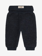 Hose aus Wollfleece Navy Melange