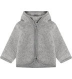 Jacke Wollfleece Grau Melange