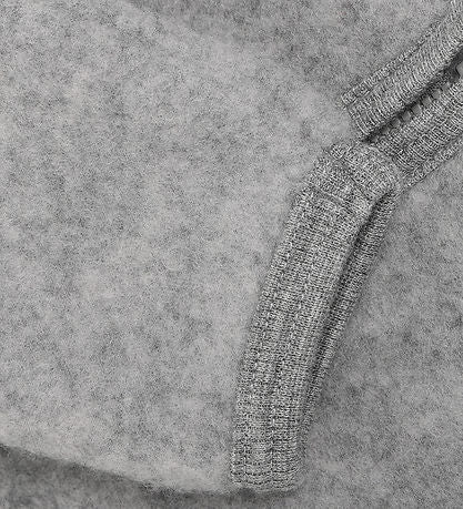 Jacke Wollfleece Grau Melange