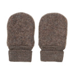 Huttelihut Handschuhe aus Fleece Wolle in Braun bei Yay Kids