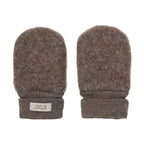 Huttelihut Handschuhe aus Fleece Wolle in Braun bei Yay Kids