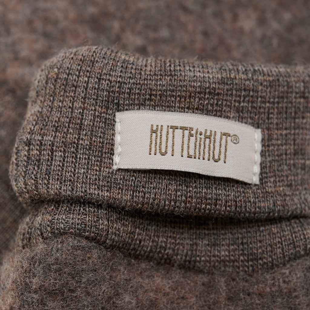 Huttelihut Handschuhe aus Fleece Wolle in Braun bei Yay Kids