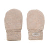 Huttelihut Handschuhe aus Fleece Wolle in Beige meliert bei Yay Kids