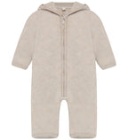 Overall Wollfleece Camel Melange mit Ohren