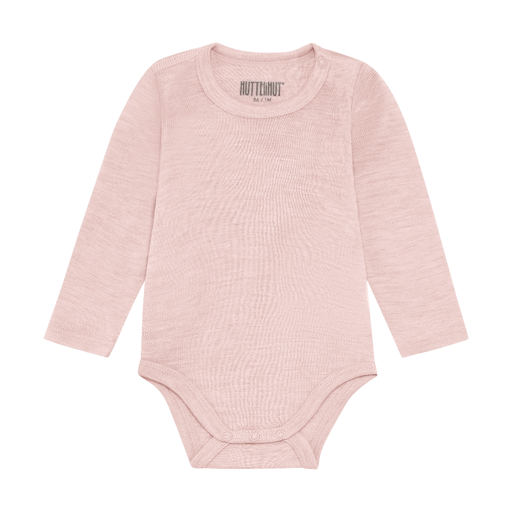 Wolle-Seide Body - Rose Smoke