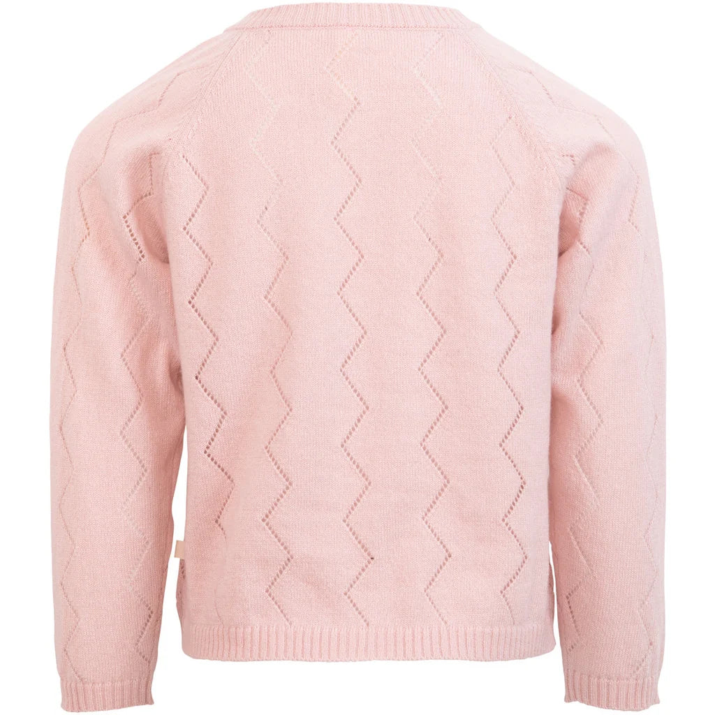 Baby Cardigan Inkaz Cashmere/ Wool Sweet Rose