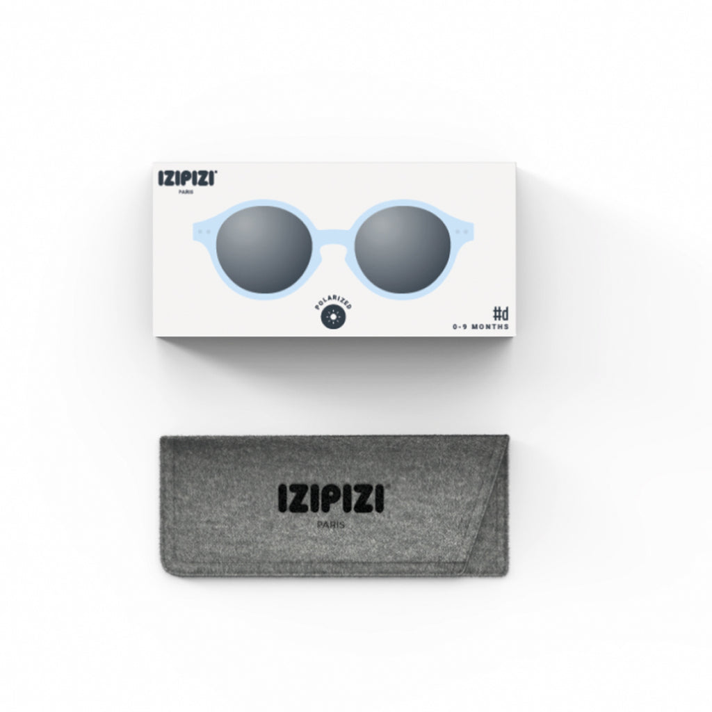 Izipizi Baby Sonnenbrille #D Sweet Blue 0-9 Monate Box bei Yay Kids