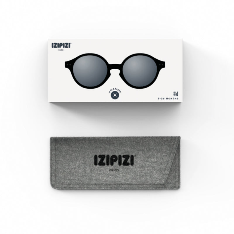 Izipizi Kinder Sonnenbrille Black #D 9-36 Monate bei Yay Kids