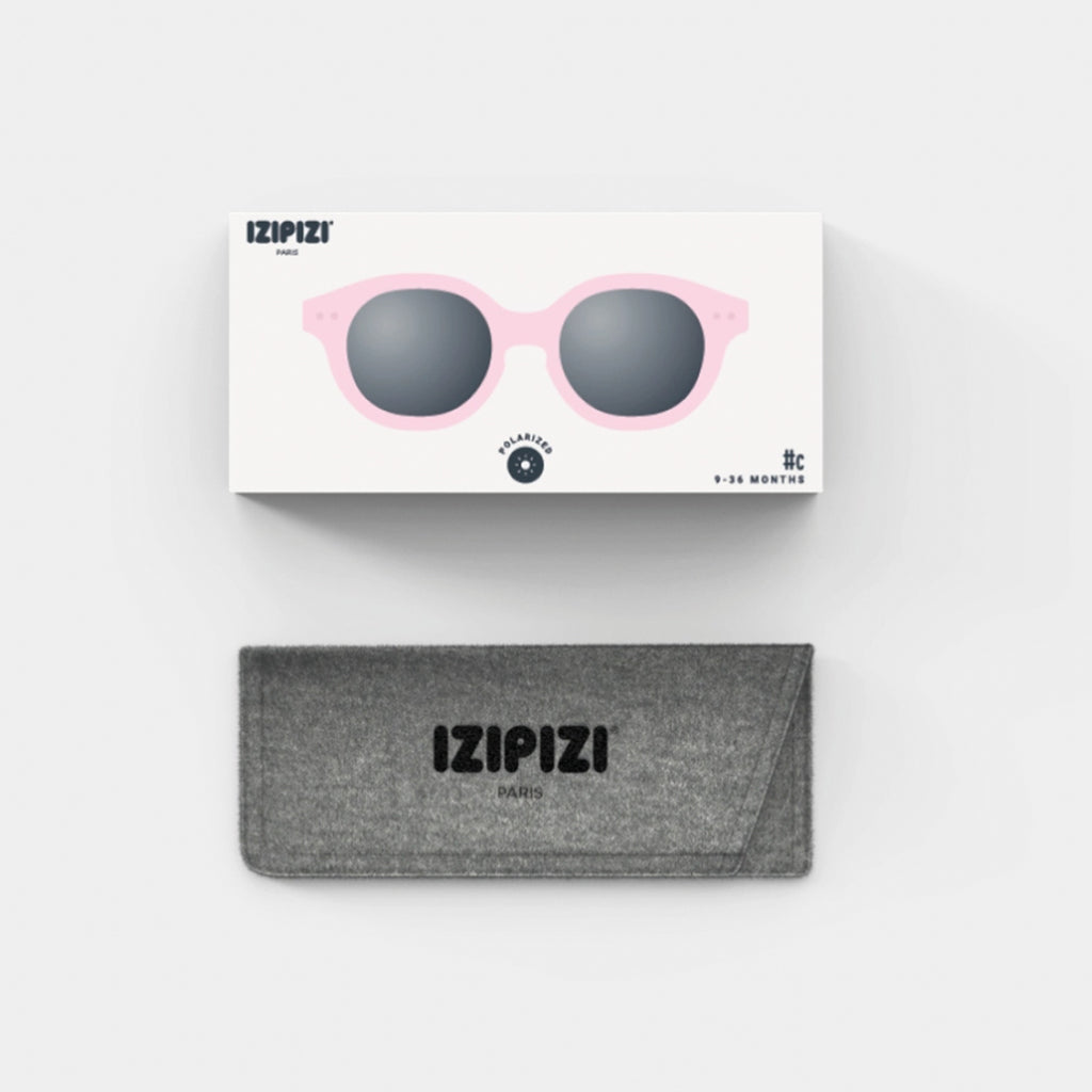 Izipizi Kinder Sonnenbrille #C Pastel Pink 9-36 Monate bei Yay Kids