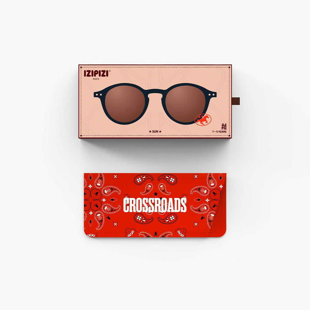 Izipizi Kinder Sonnenbrille #D Black Road 7-11 Jahre bei Yay Kids
