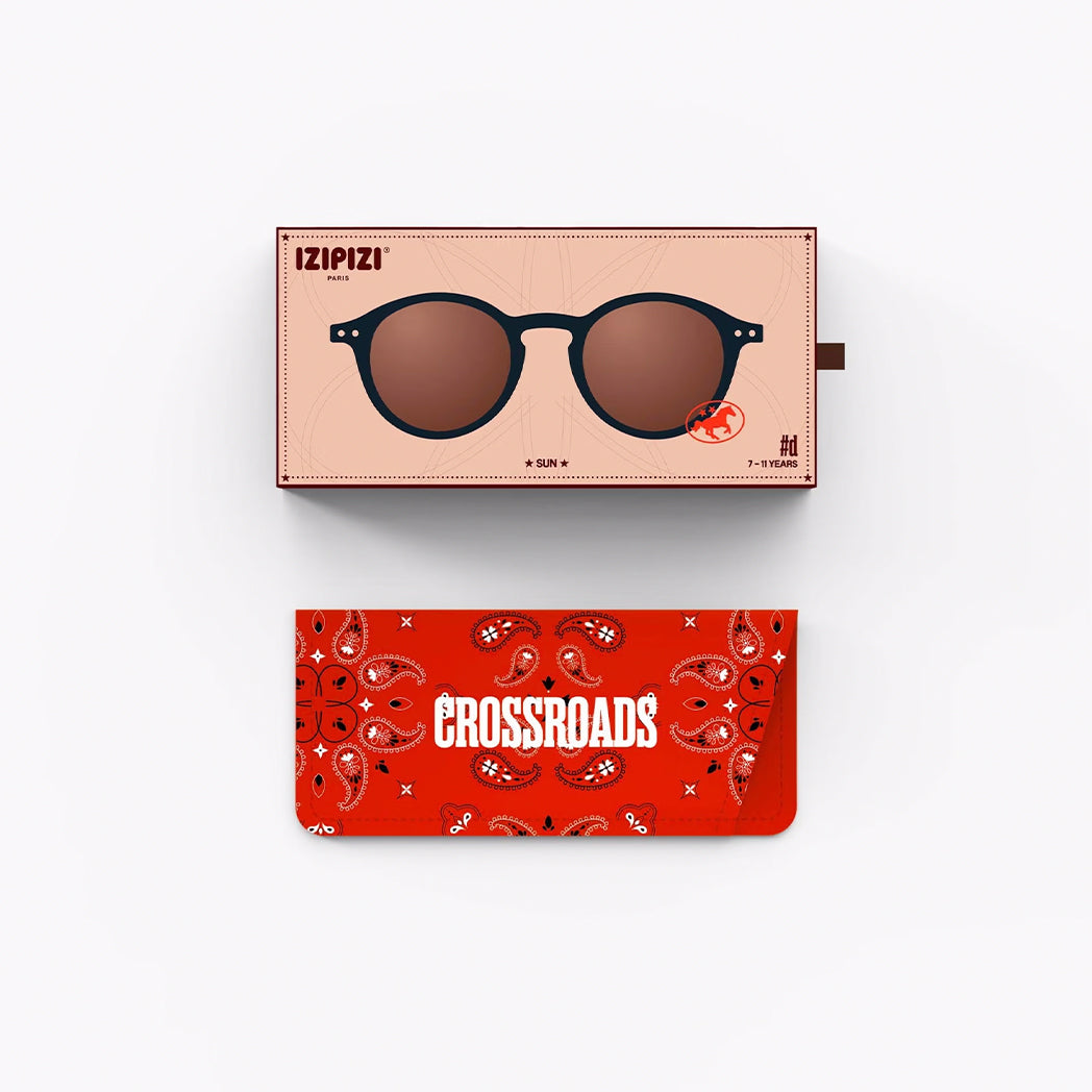 Izipizi Kinder Sonnenbrille #D Black Road 7-11 Jahre bei Yay Kids
