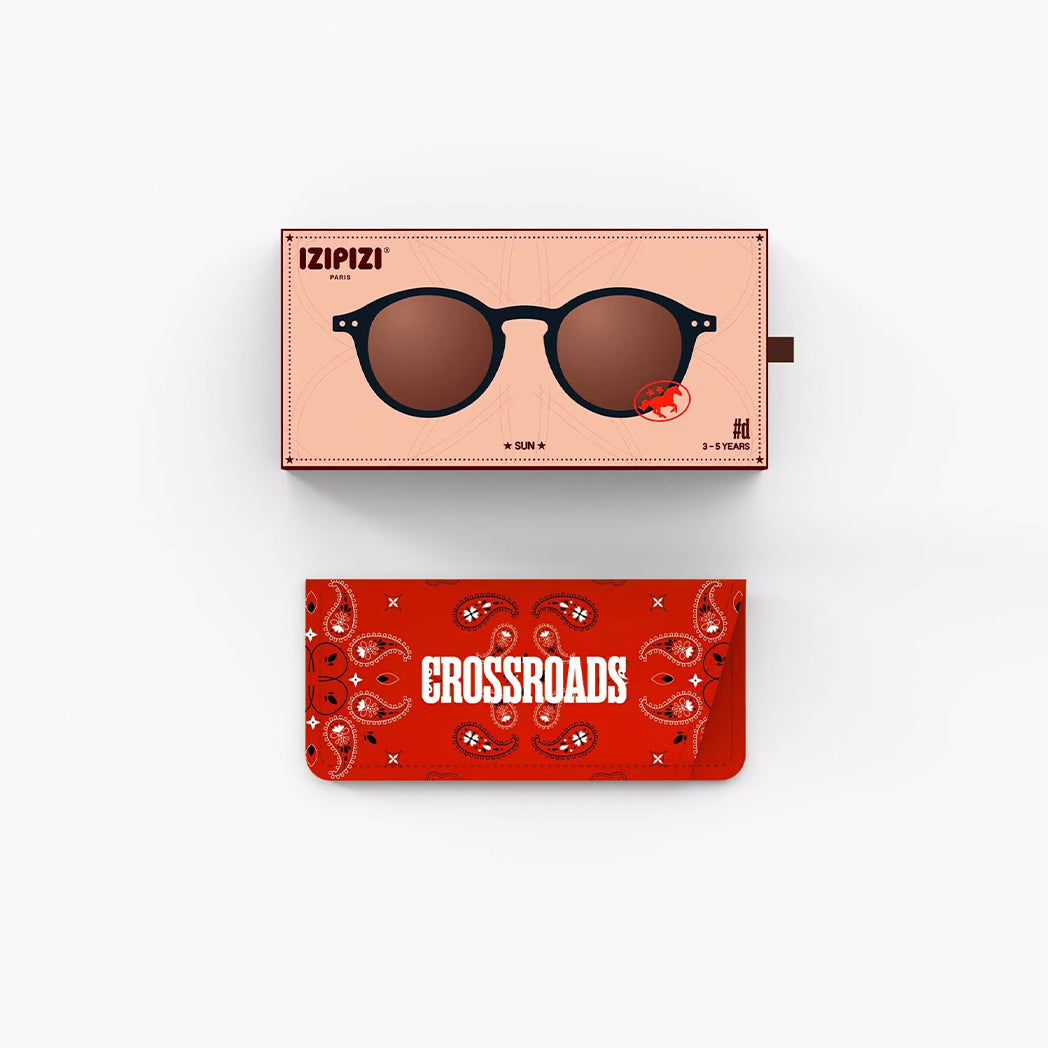 Izipizi Kinder Sonnenbrille #D Black Road 3-5 Jahre bei Yay Kids