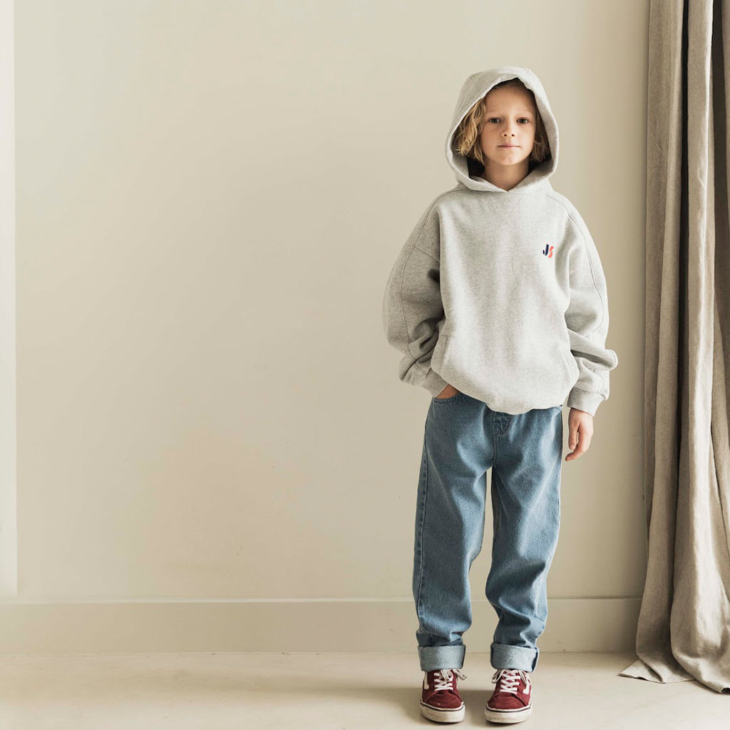 Jenest Kinder Hoodie Taka Grey Melange bei Yay Kids