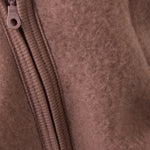 Huttelihut Kinder Jacke aus Wollfleece Rosa Burlwood bei Yay Kids