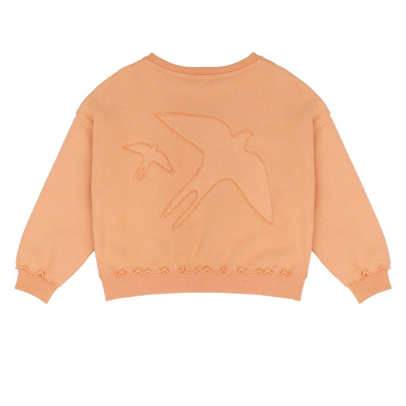 Jenest Kinder Pullover Lucky Bird in Orange bei Yay Kids