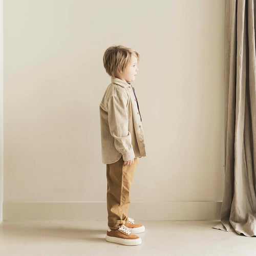 Jenest Kinder Twillhose Hazelnut Brown bei Yay Kids