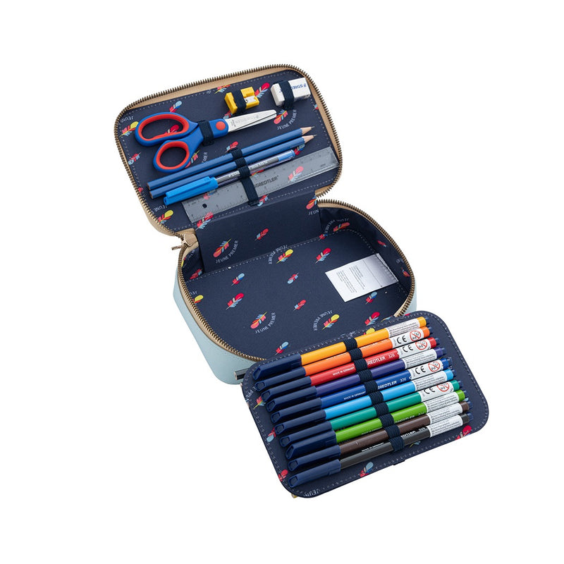 Jeune Premier Gefüllte Federmappe Leopard Cherry bei Yay Kids