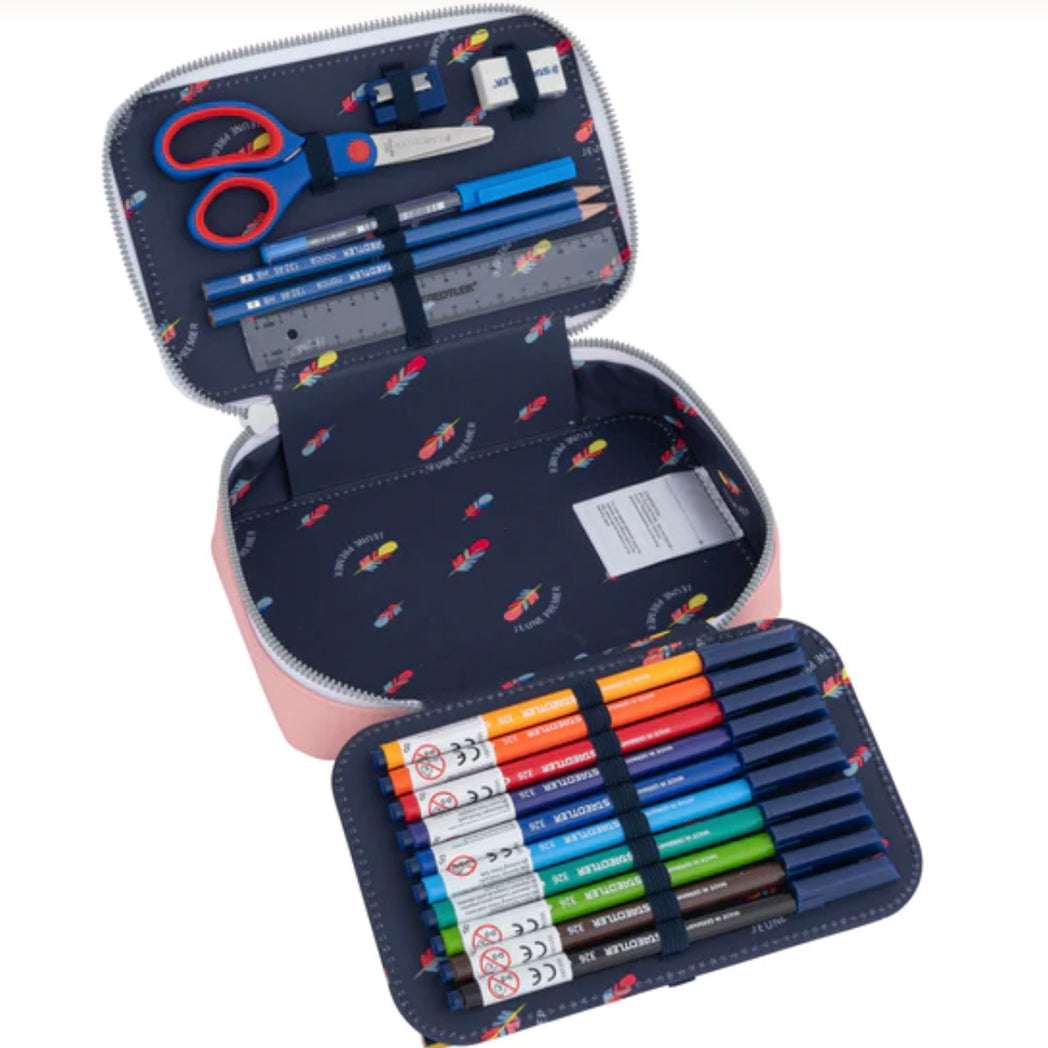 Pencil Box Filled Lady Gadget Pink
