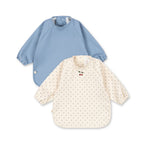 Konges Slojd Lätzchen Set Navy Dot/Rain Washed bei Yay Kids