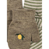Konges Sløjd Mittens Fäustling Strickhandschuhe Filla 2 Pack Lemon/Stripe bei Yay Kids