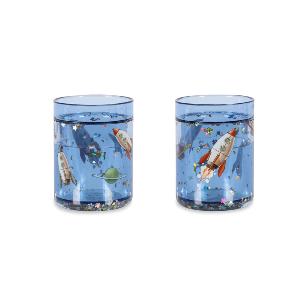 Konges Slojd Glitzerbecher 2er Pack Outer Space bei Yay Kids