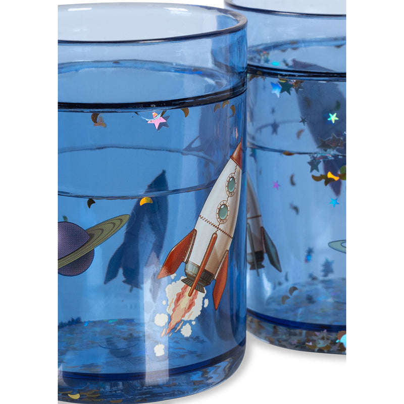 Konges Slojd Glitzerbecher 2er Pack Outer Space bei Yay Kids
