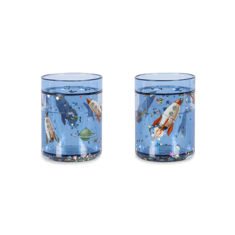Konges Slojd Glitzerbecher 2er Pack Outer Space bei Yay Kids