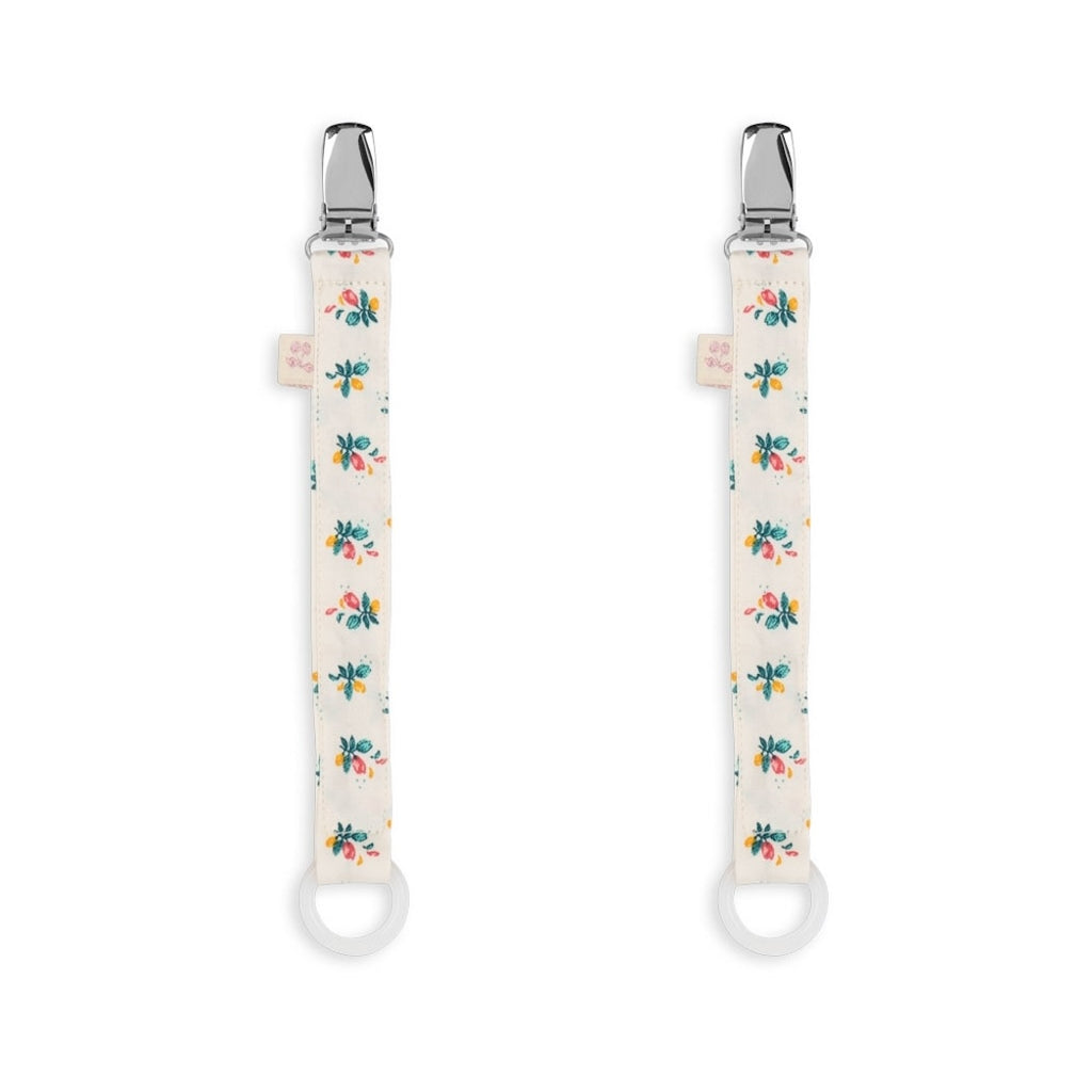 Konges Slojd Schnullerketten Fleur Coloré 2er Pack bei Yay Kids