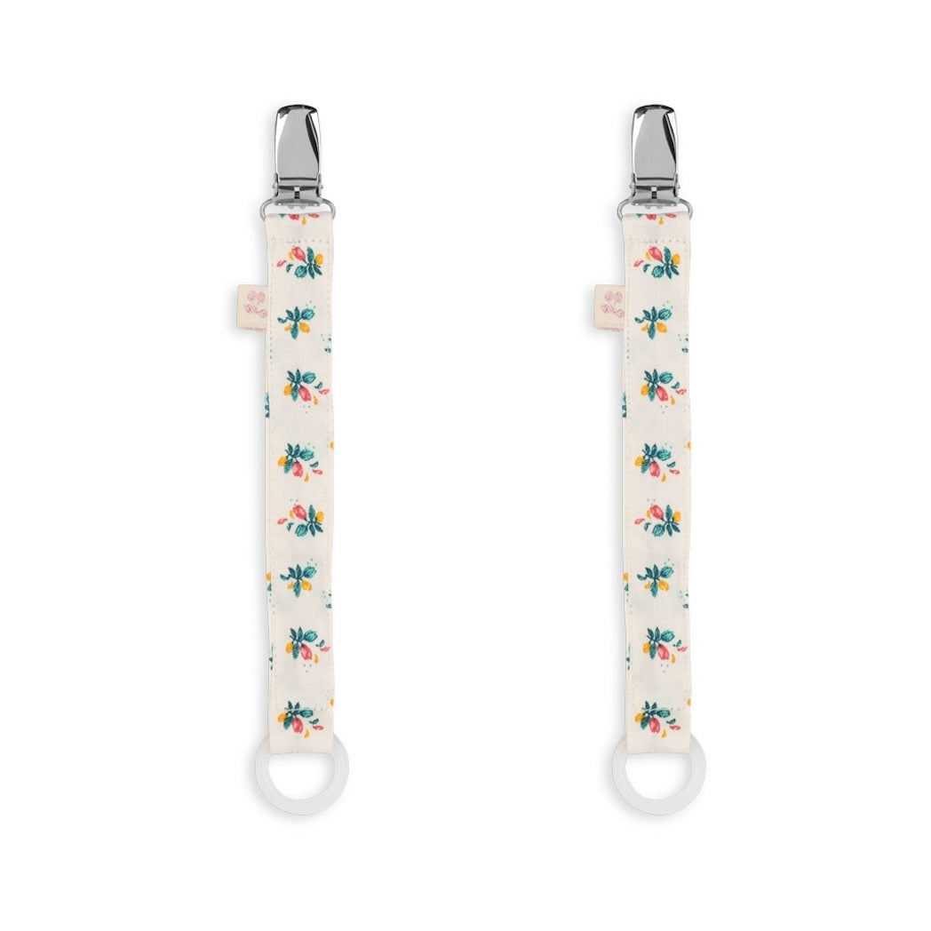 Konges Slojd Schnullerketten Fleur Coloré 2er Pack bei Yay Kids