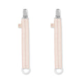Schnullerkette aus Stoff Stripe Petite Rose 2er Pack – Konges Sløjd