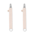 Schnullerkette aus Stoff Stripe Petite Rose 2er Pack – Konges Sløjd