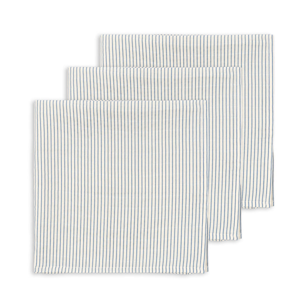 Konges Slojd Musselin Tücher 3er Pack Stripe Bluie bei Yay Kids