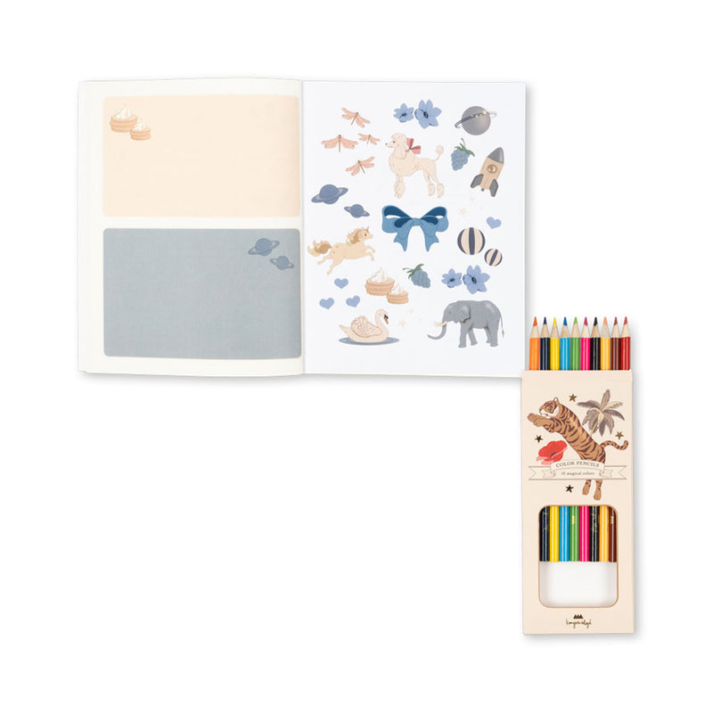 Konges Sløjd Aktivitätenheft mit Stift Multi bei Yay Kids
