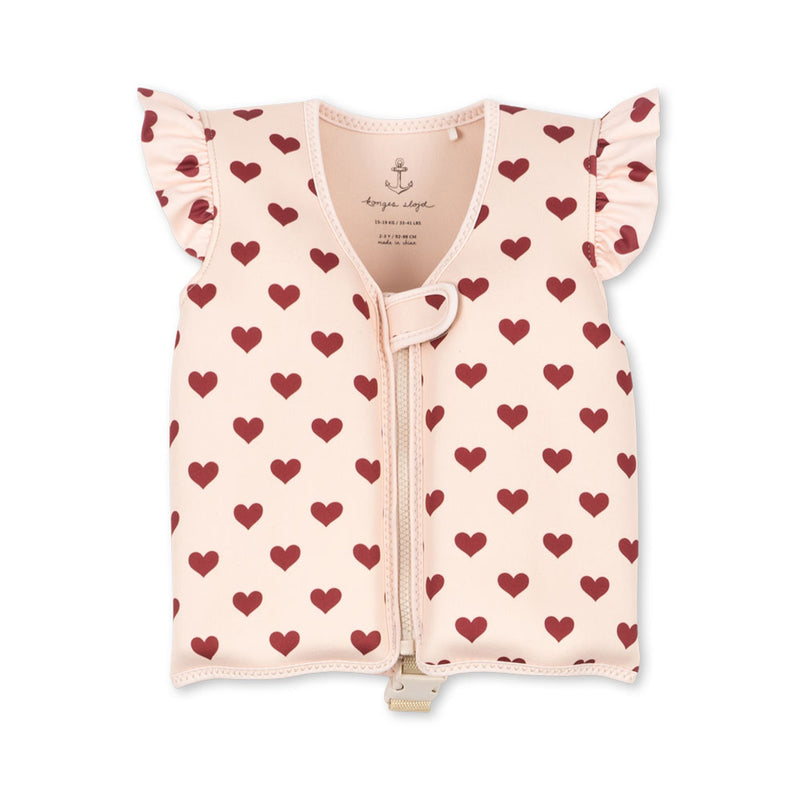 Konges Slojd Neoprene Float Vest Frill Avery Amour Rouge bei Yay Kids