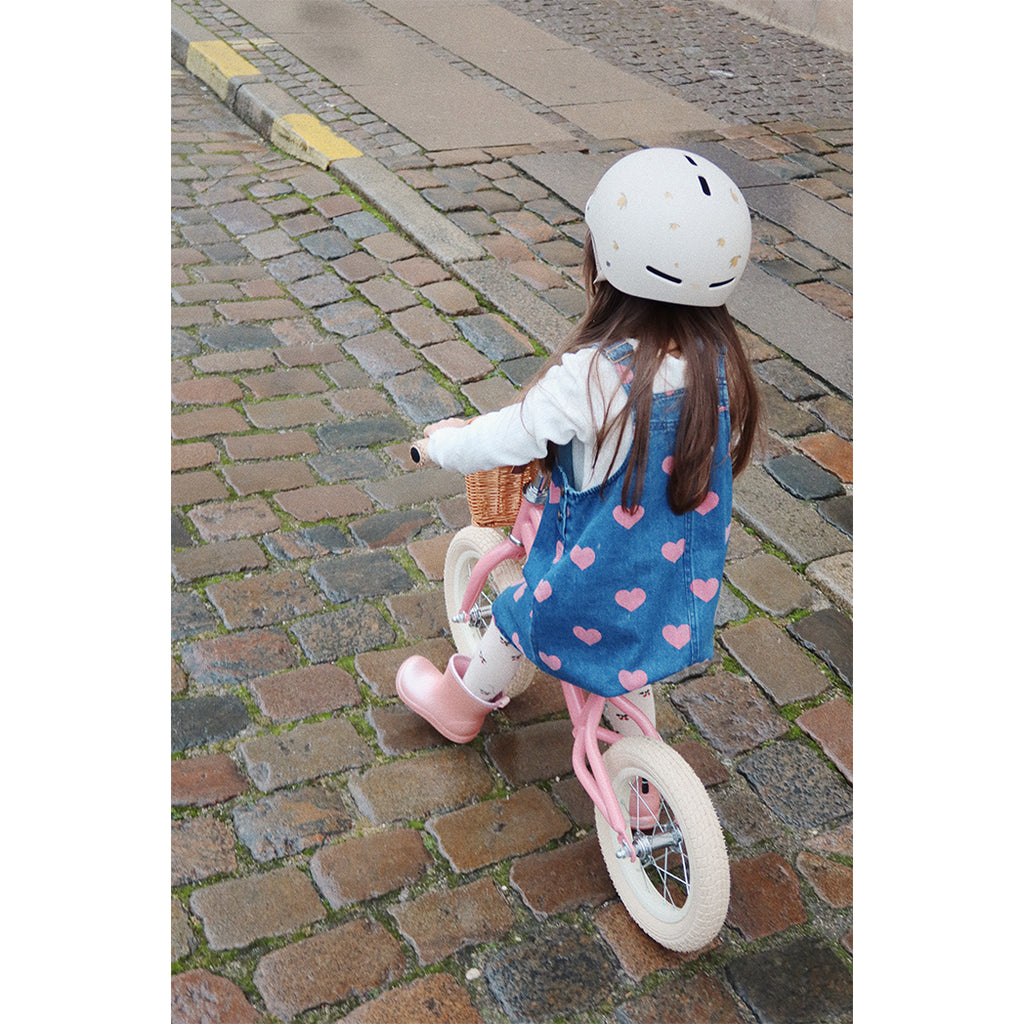 Konges Slojd Kinder Lernlaufrad Glitter Sparkling Pink bei Yay Kids