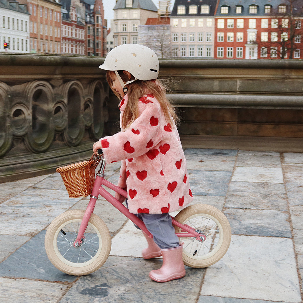 Konges Slojd Kinder Lernlaufrad Glitter Sparkling Pink bei Yay Kids