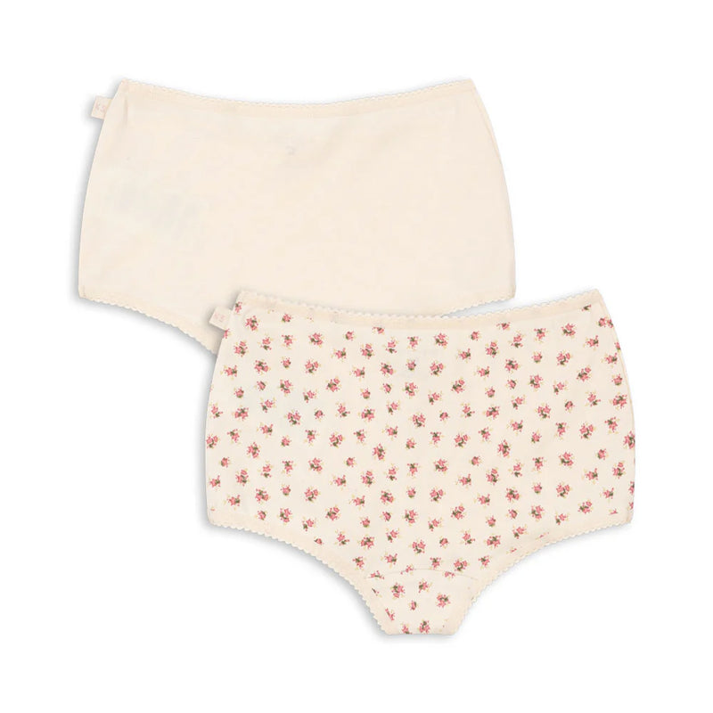 Konges Slojd  Basic 2 Pack Girl Hipster Buttercream/Bloomie GOTS bei Yay Kids