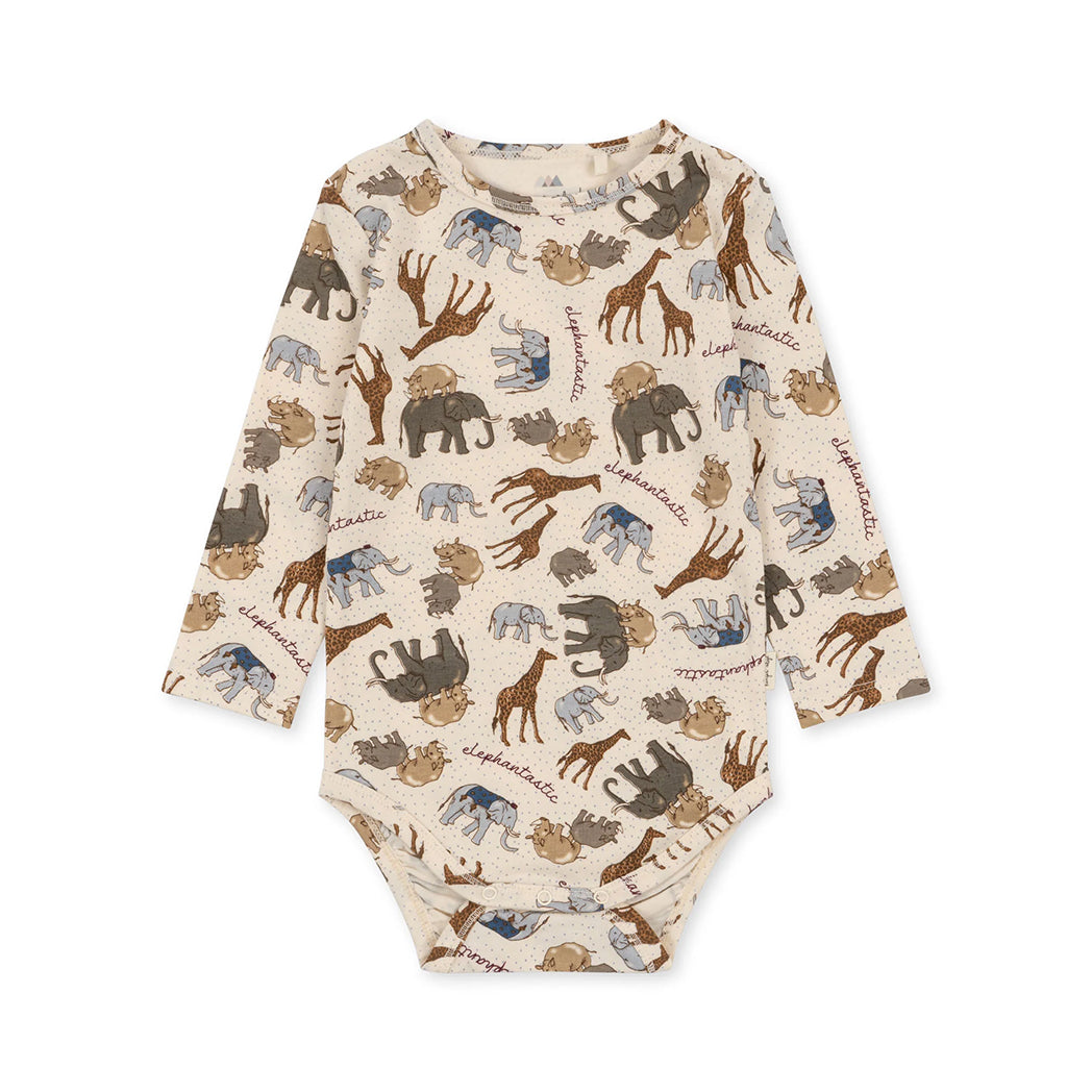 Konges Sløjd Body Basic Elephantastic GOTS bei Yay Kids